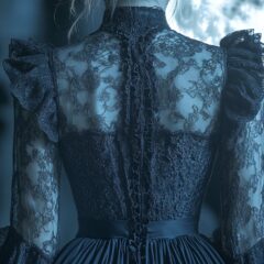 Reflets de lune dans l’objectif : accessoiriser sa robe gothique avec art